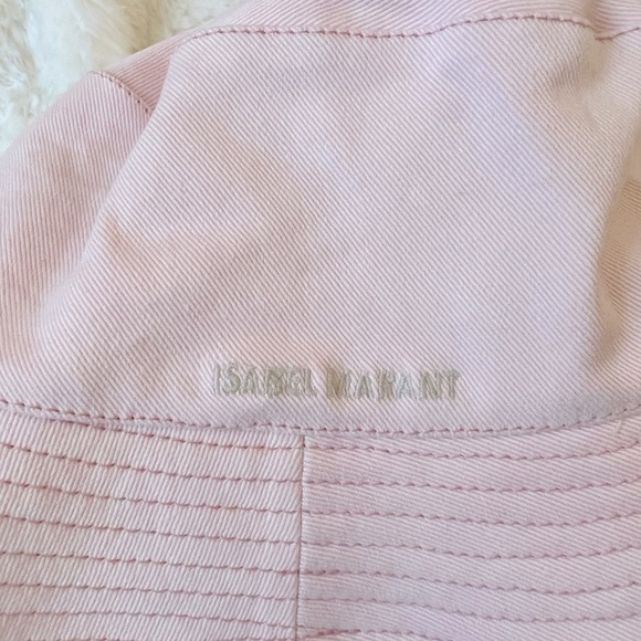 NET Isabel Marant Haley Bucket Hat Light Pink - Picture 5 of 10